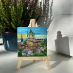 8Inch Wooden Mini Tripod Easel Stand for Art Craft & Decor