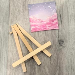 8Inch Wooden Mini Tripod Easel Stand for Art Craft & Decor