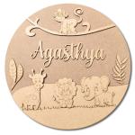 Kids Nameplate- Jungle Theme