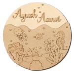 Kids Nameplate- Under Water Theme
