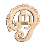 Pre Marked MDF Cutout Tamil Om Design