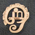 Pre Marked MDF Cutout Tamil Om Design