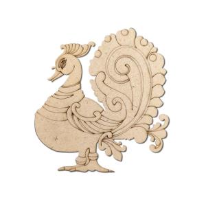 Pre Marked MDF Cutout Annam (Peacock)
