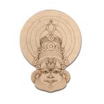 Pre Marked MDF Cutout Kathakali Face