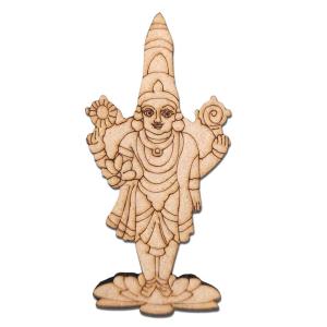 Pre Marked MDF Cutout Lord Balaji