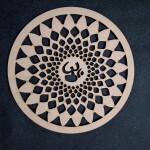 MDF Om Mandala Design- 2