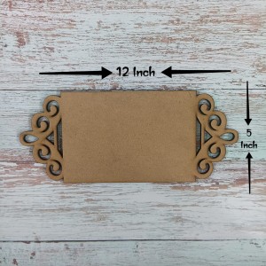 Rectangle Designer Name Plate Design-3