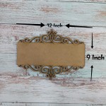 Rectangle Designer Name Plate Design-2