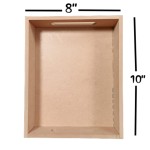 Set of 3 Rectangle MDF Trays | MDF Tray for Decoupage Artists | Wooden Trays | 12*10, 11*9, 10*8 Height 2 Inch each