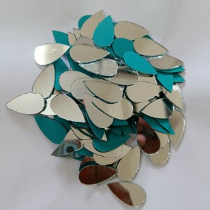 Glass Mirror- Tear Drop- 28MM