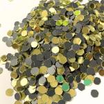 Glass Mirror- Round- Golden- 6MM