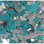 Glass Mirror- Half Circle- 14mm Diameter