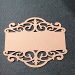 Rectangle Designer Name Plate Design-1