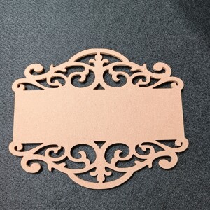 Rectangle Designer Name Plate Design-1