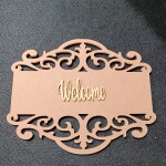 Rectangle Designer Name Plate Design-1