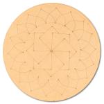 Pre-Marked Swastik Mandala