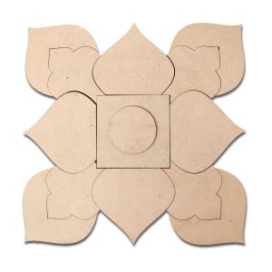 MDF Rangoli Cutouts Design-2