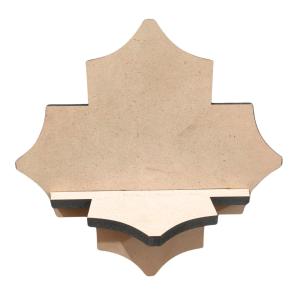 Diya Stand Wall mount Plain Base Bracket Floating Shelf