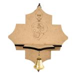 Premarked Wall Mount Base Om and Vel design with bells